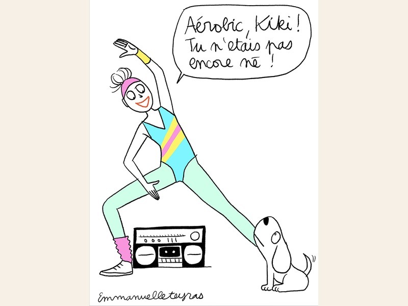 Kiki en aérobic Nous Deux