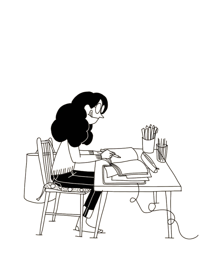 Emmanuelle Teyras à son atelier